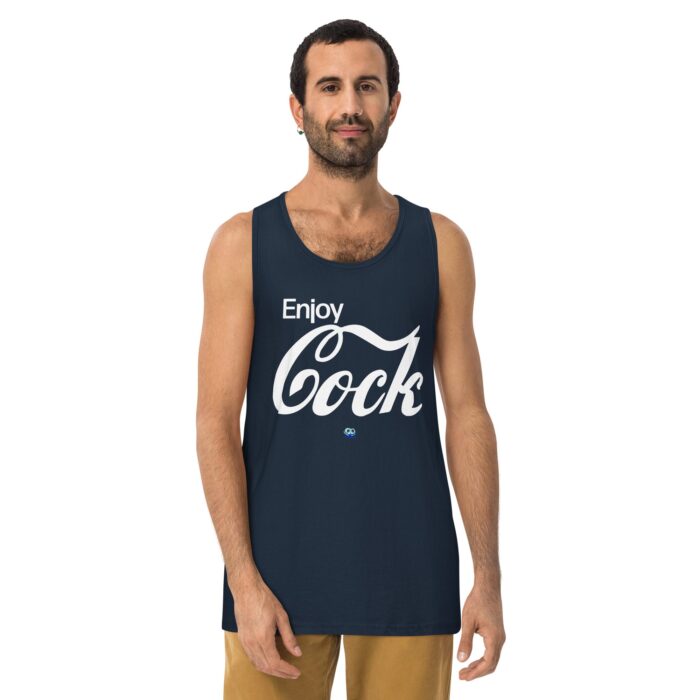 Men’s premium tank top - Enjoy Cock - Image 7