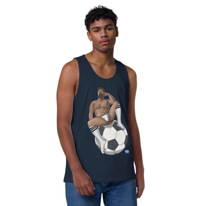 Men’s premium tank top - Futbal / Soccer - Image 14