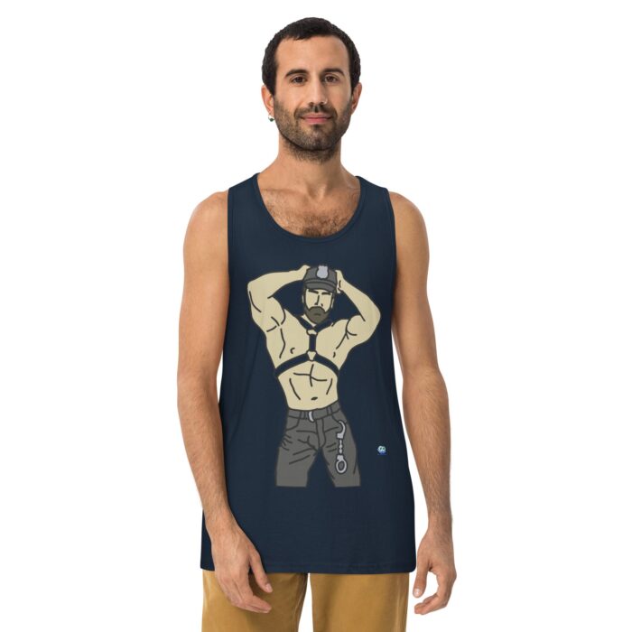 Men’s premium tank top - Handcuffs - Image 4