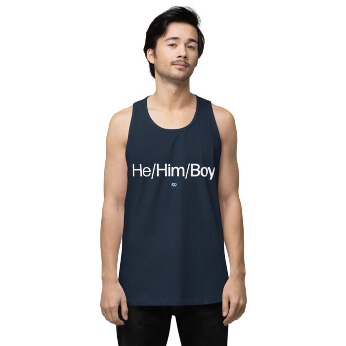 Men’s premium tank top - He/Him/Boy - Image 17