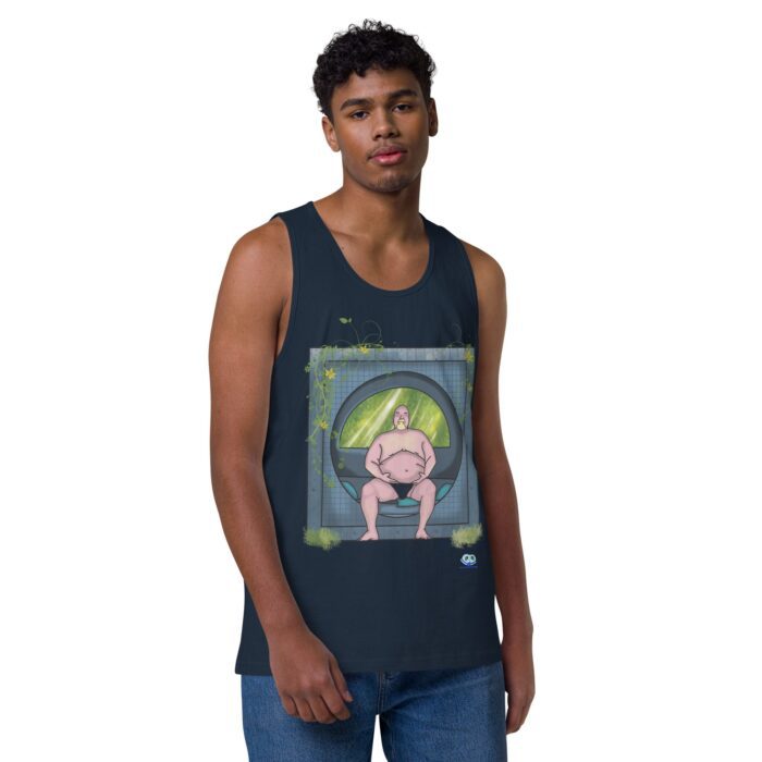 Men’s premium tank top - Heavy Meditation - Image 10