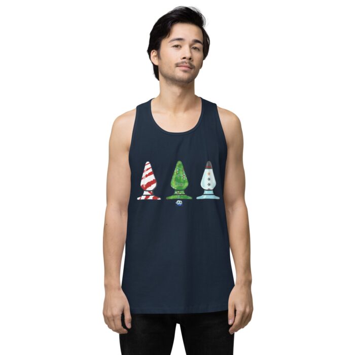 Men’s premium tank top - Holiday Butt Plugs - Image 8