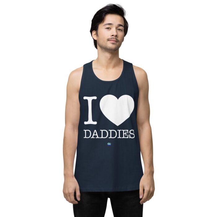 Men’s premium tank top - I Heart Daddies - Image 17