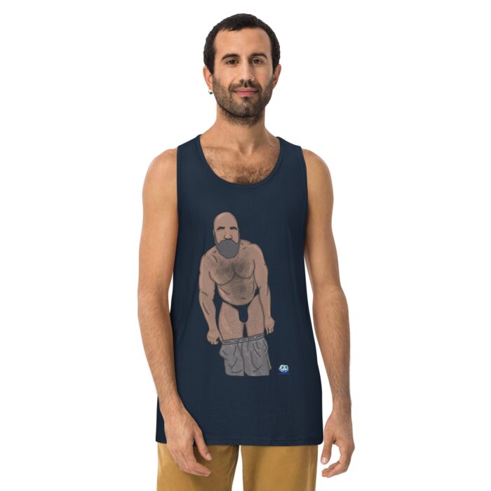 Men’s premium tank top - Lose the Shorts - Image 8