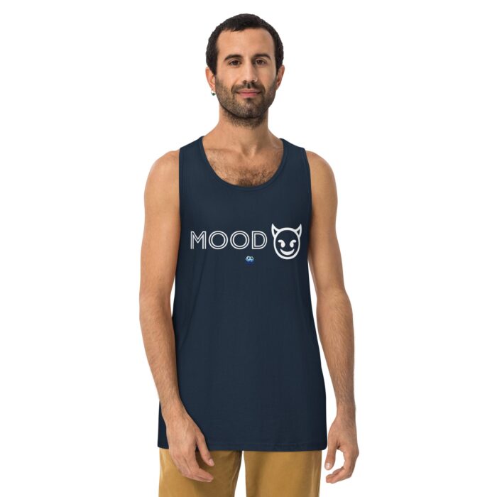 Men’s premium tank top - Mood Devil Emoji - Image 7