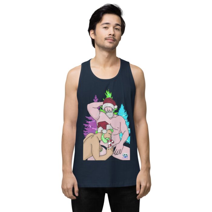 Men’s premium tank top - Peppermint Stick - Image 16