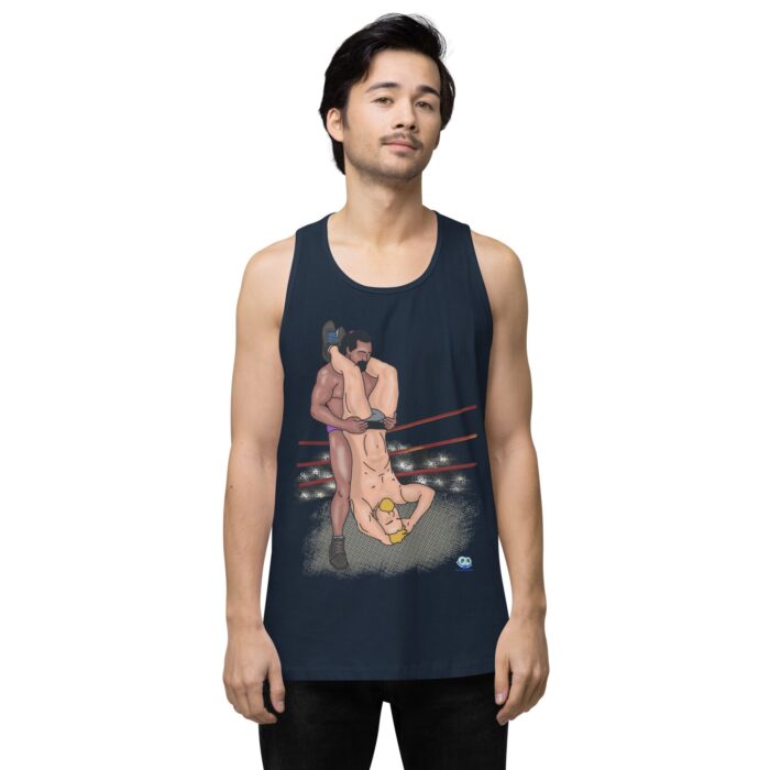 Men’s premium tank top - Pile Driver - Image 7