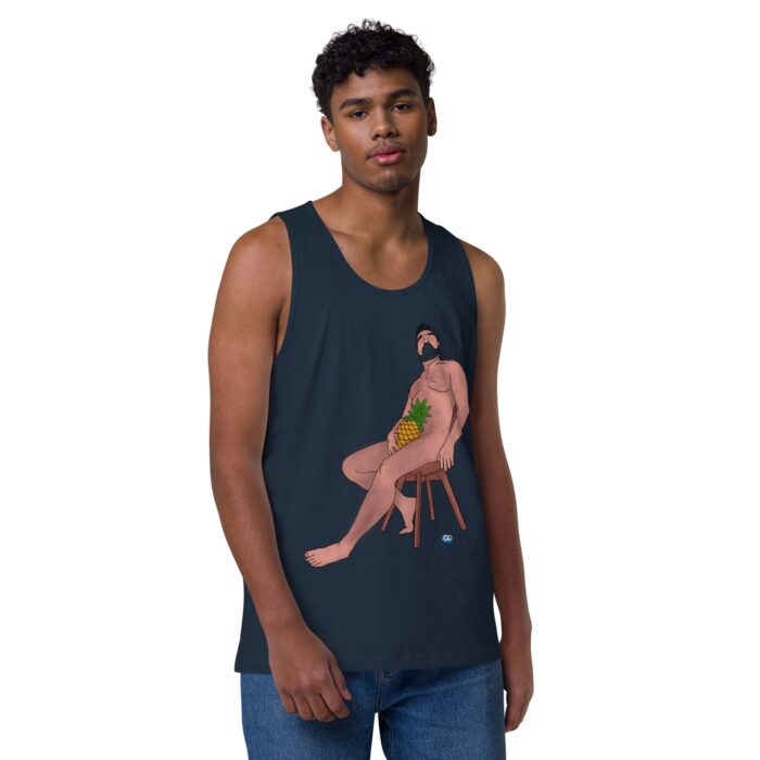 Men’s premium tank top - Pineapple Makes It Sweet - Image 14