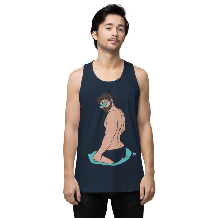 Men’s premium tank top - Pool Boy - Image 16