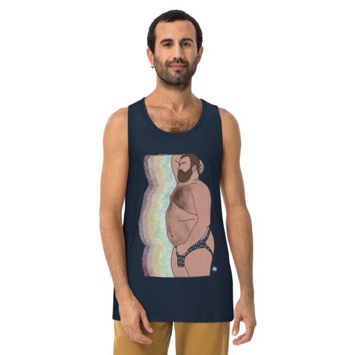 Men’s premium tank top - Radiant - Image 7