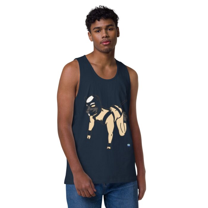 Men’s premium tank top - Pup Play - Image 14