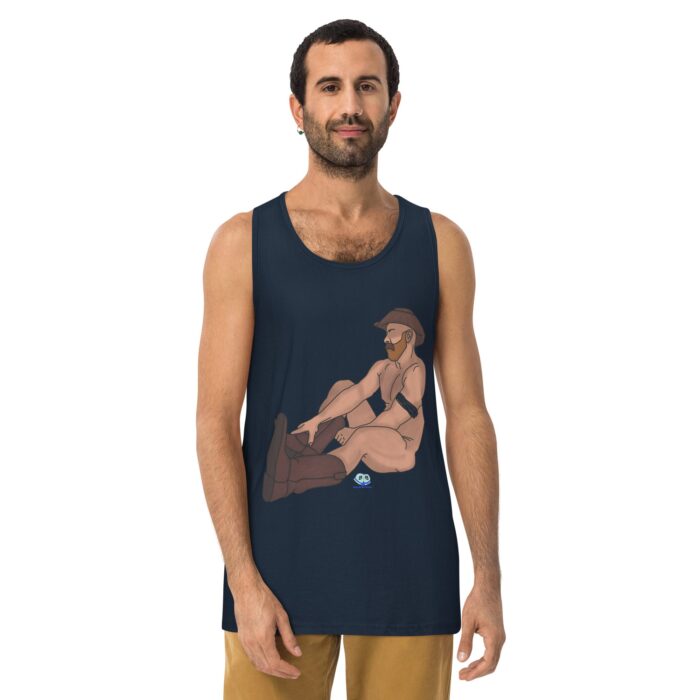 Men’s premium tank top - Rodeo Season - Image 4