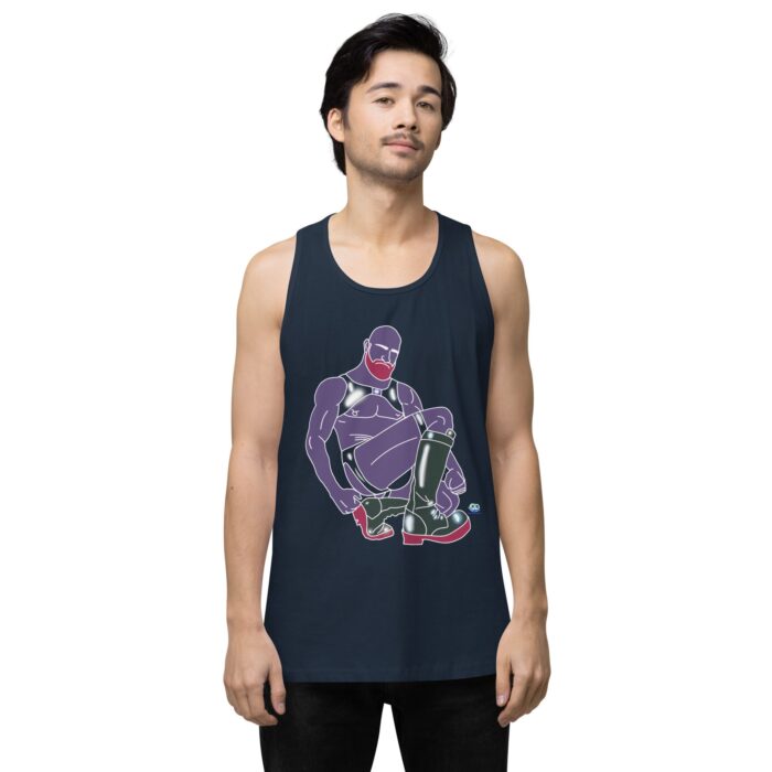 Men’s premium tank top - Rubber Daddy - Image 17