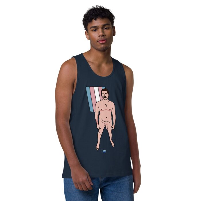 Men’s premium tank top - Scars - Image 8