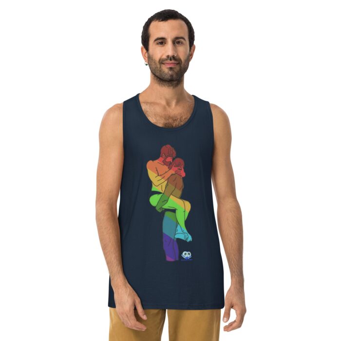 Men’s premium tank top - Skin Tones - Image 8