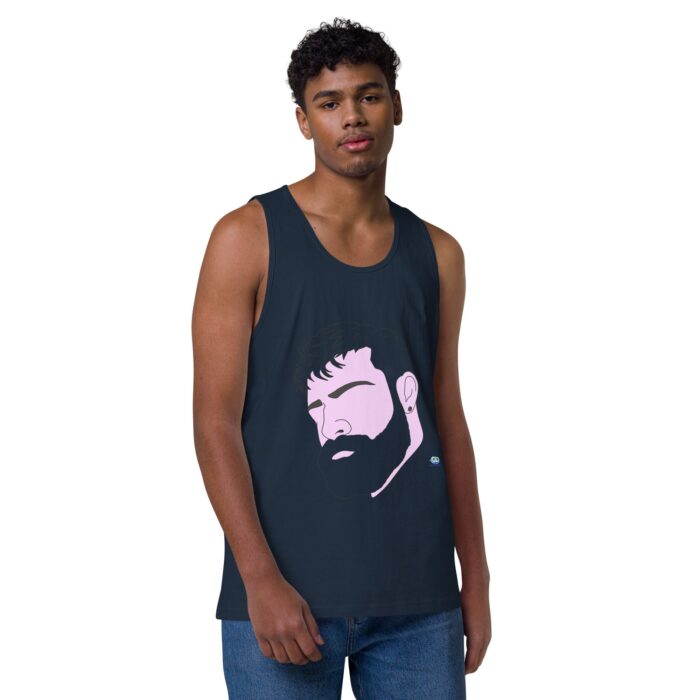 Men’s premium tank top - Smolder - Image 14