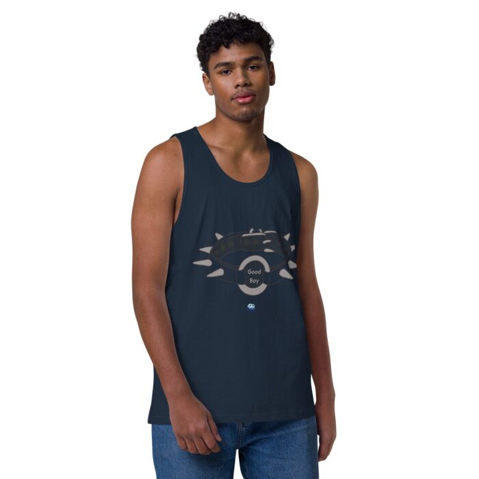 Men’s premium tank top - Spiked Collar - Image 14