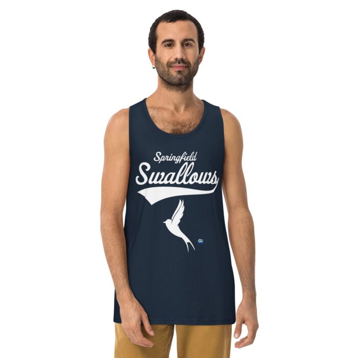 Men’s premium tank top - Springfield Swallows - Image 4