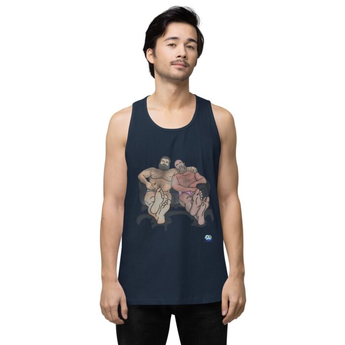 Men’s premium tank top - Staying In - Image 16
