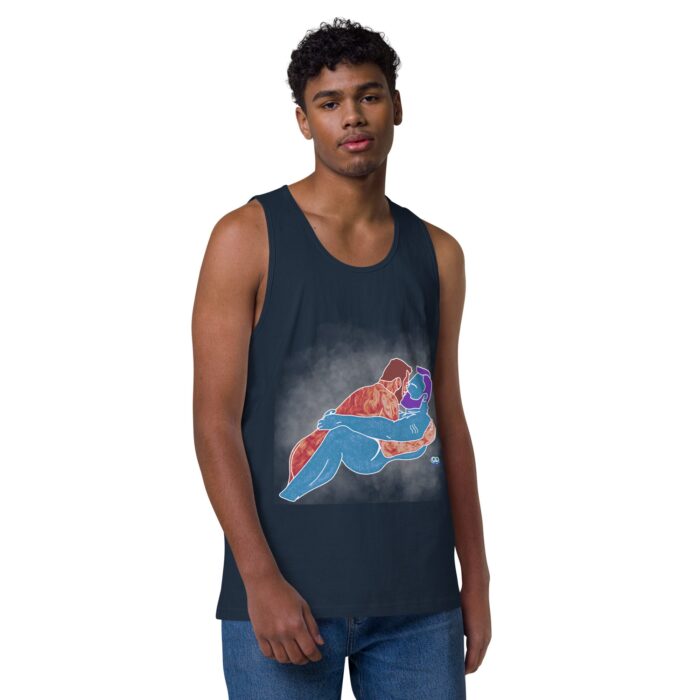 Men’s premium tank top - Steam