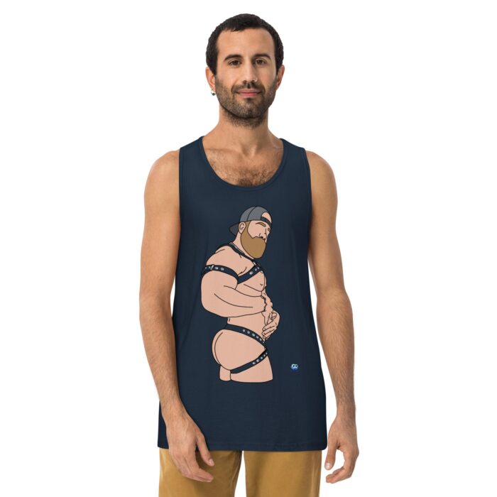 Men’s premium tank top - Straps - Image 8