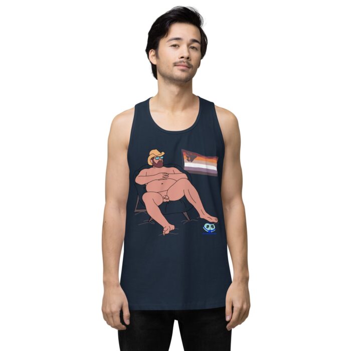 Men’s premium tank top - Beach Day - Image 11