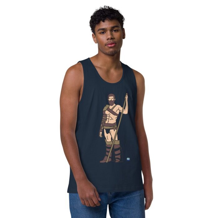 Men’s premium tank top - The Warrior - Image 14