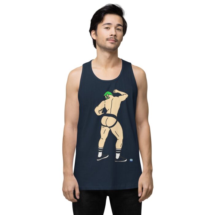 Men’s premium tank top - Up Against The Wall - Image 17