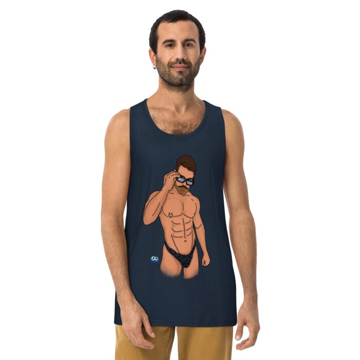 Men’s premium tank top - Wild - Image 8