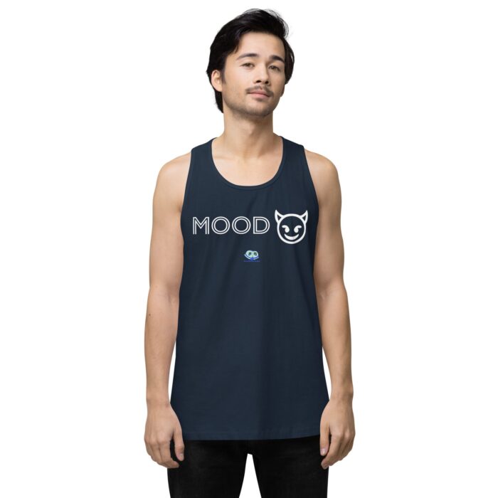 Men’s premium tank top - Mood Horny Devil Emoji - Image 16