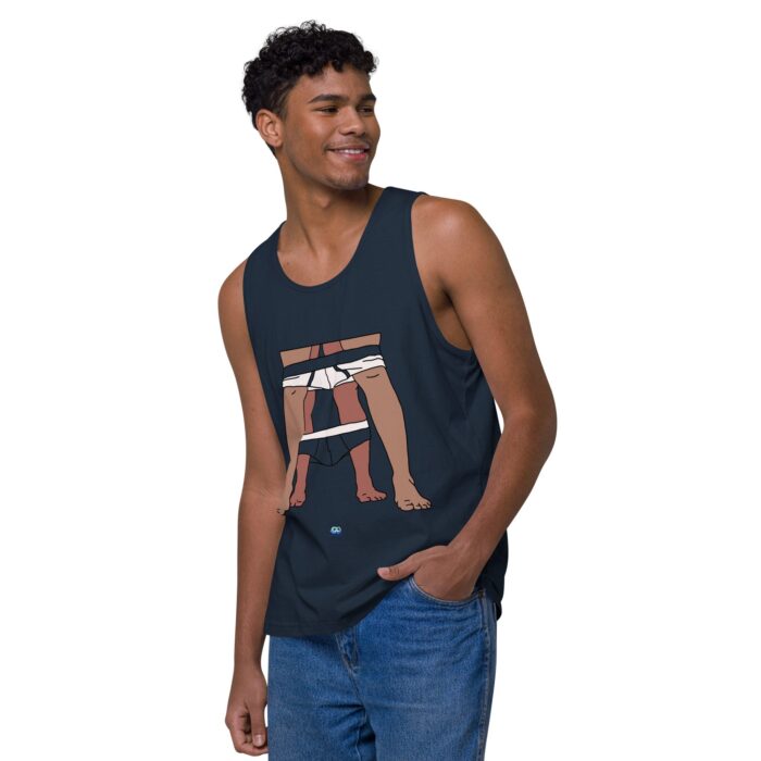 Men’s premium tank top - Dropped Drawers - Image 16