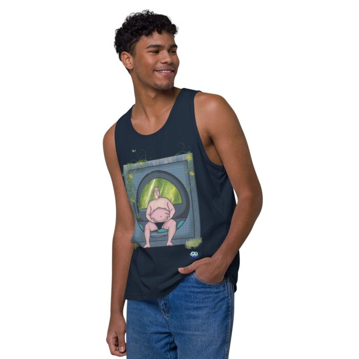 Men’s premium tank top - Heavy Meditation - Image 12