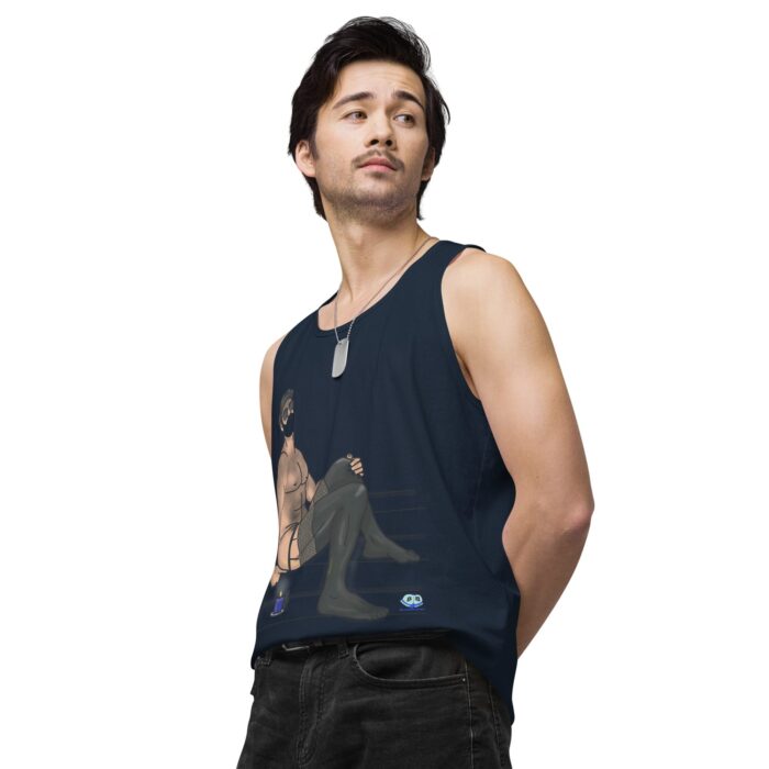 Men’s premium tank top - Leather and Lace - Image 20