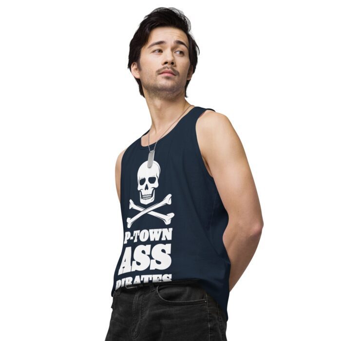 Men’s premium tank top - P-Town Ass Pirates - Image 19