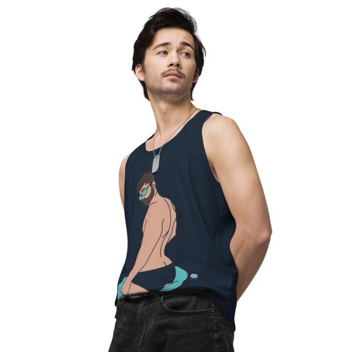 Men’s premium tank top - Pool Boy - Image 19