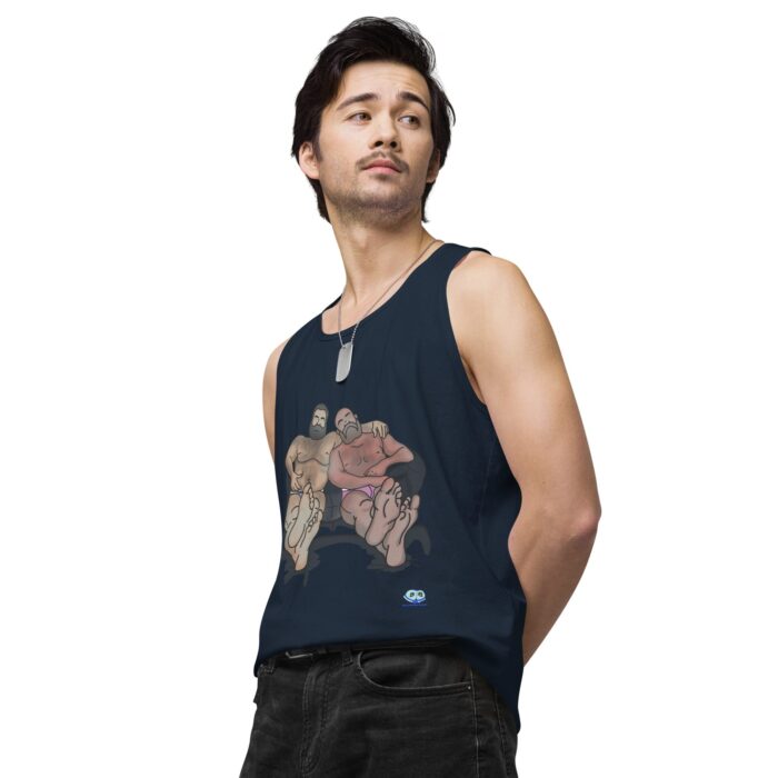 Men’s premium tank top - Staying In - Image 19