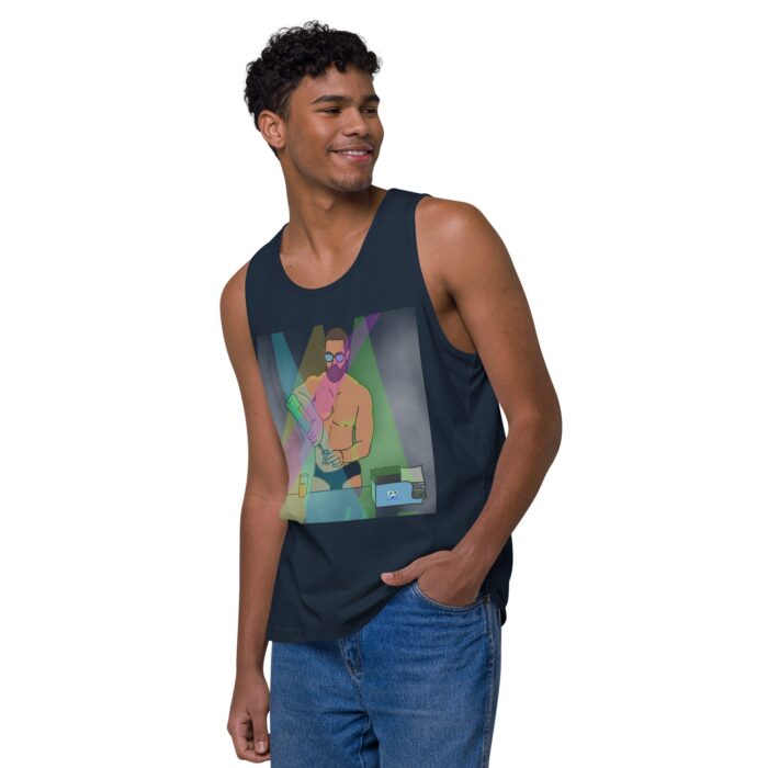 Men’s premium tank top - The Bartender - Image 16