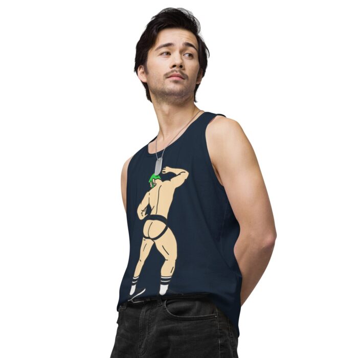 Men’s premium tank top - Up Against The Wall - Image 20