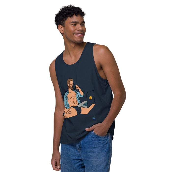 Men’s premium tank top - Work from Home - Image 16