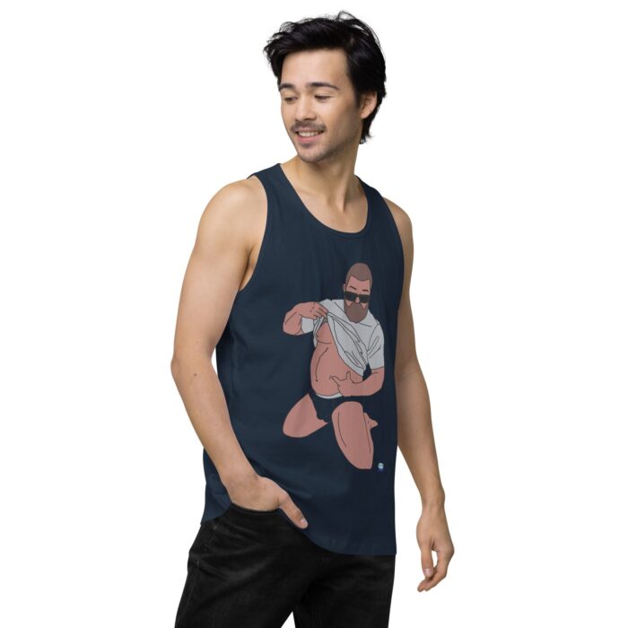 Men’s premium tank top - Belly Pride - Image 19