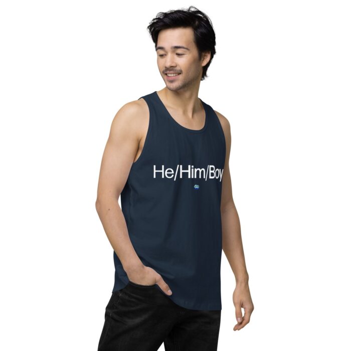 Men’s premium tank top - He/Him/Boy - Image 19