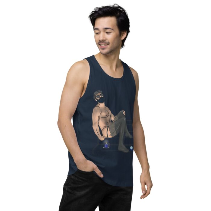 Men’s premium tank top - Leather and Lace - Image 19