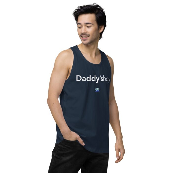 Men’s premium tank top - Daddys Boy - Image 19