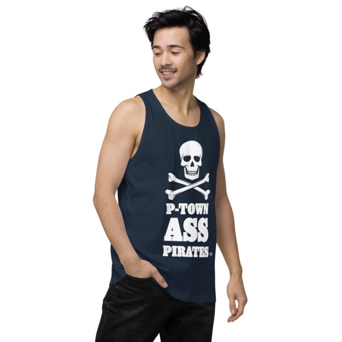 Men’s premium tank top - P-Town Ass Pirates - Image 18
