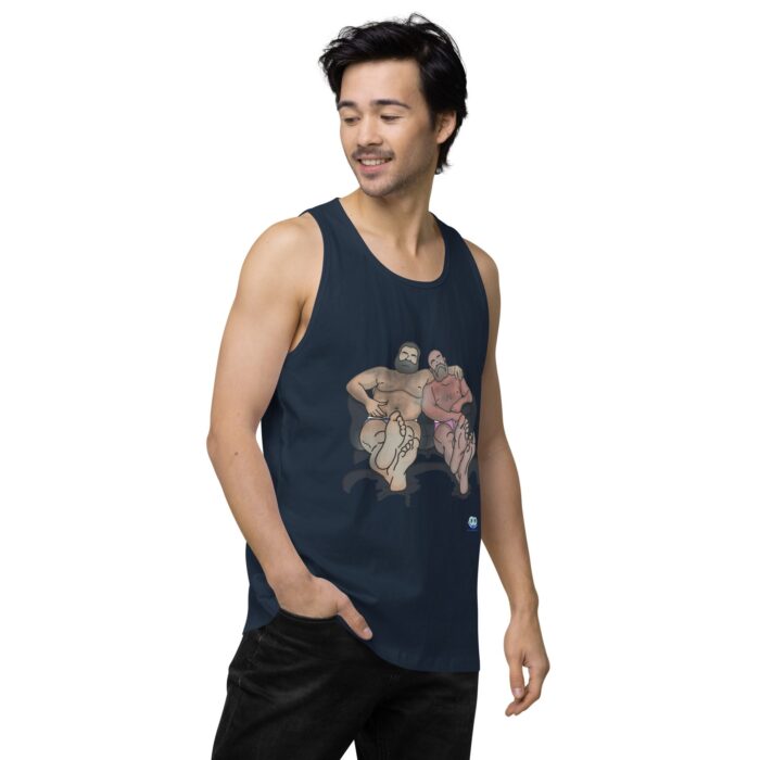 Men’s premium tank top - Staying In - Image 18