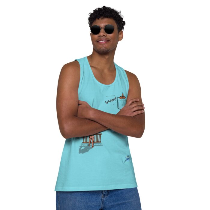 Men’s premium tank top - Bear Call - Image 42