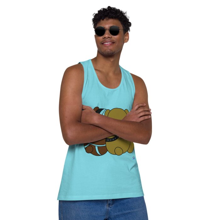 Men’s premium tank top - Bondage Bears - Image 42
