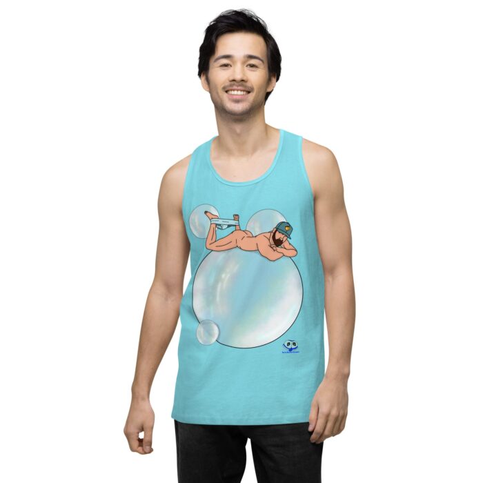 Men’s premium tank top - Bubbles - Image 52