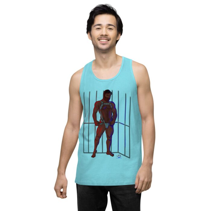 Men’s premium tank top - Busted - Image 22