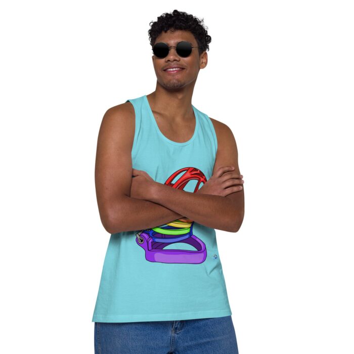 Men’s premium tank top - Chastity Cage - Image 22